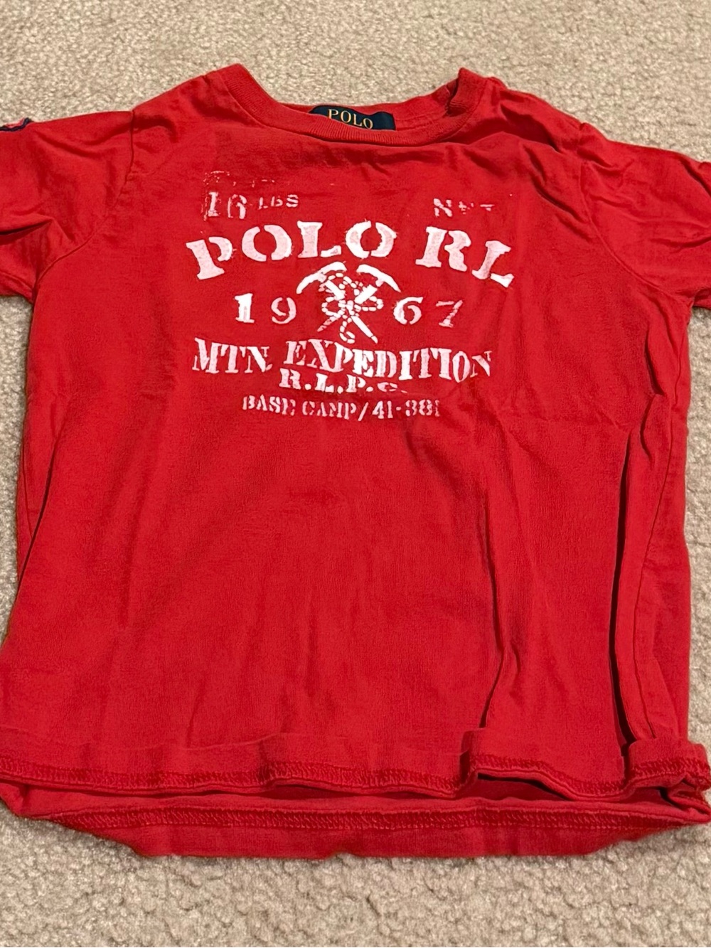 Polo by Ralph Lauren Red Short Sleeve Graphic Tee